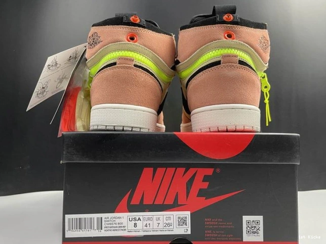 Air Switch Jordan HighQuality 820 Peach High CW6576- 1 0113